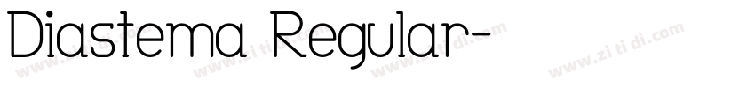 Diastema Regular字体转换